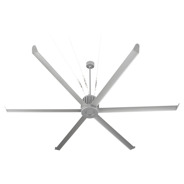 Oxygen Lighting Enorme 100" Ceiling Fan, Classic Nickel