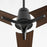 Oxygen Lighting Halcyon 56" 3Bld Fan, Black