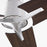 Oxygen Lighting Halcyon 56" 3Bld Fan, Satin Nickel