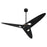 Oxygen Lighting Apogee 3Bld 60" Fan, Black - 3-132-15