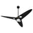 Oxygen Lighting Apogee 3Bld 60" Fan, Black