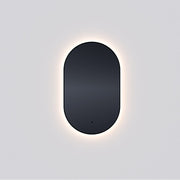 Oxygen Lighting Argo 22X48 Capsule LED Mirror, Black - 3-1402-15