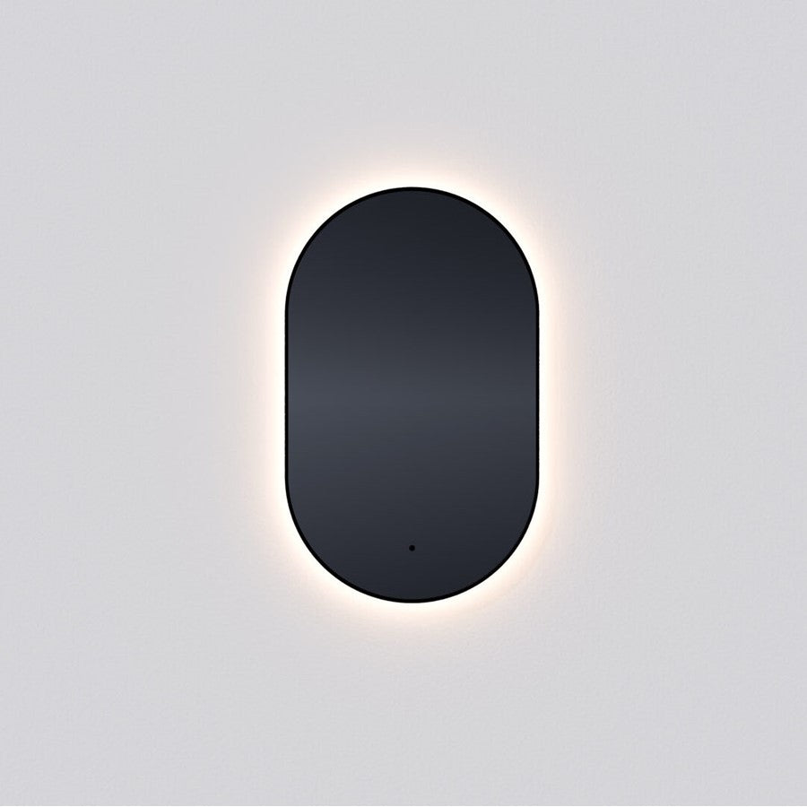 Oxygen Lighting Argo 22X48 Capsule LED Mirror, Brushed Brass - 3-1402-55