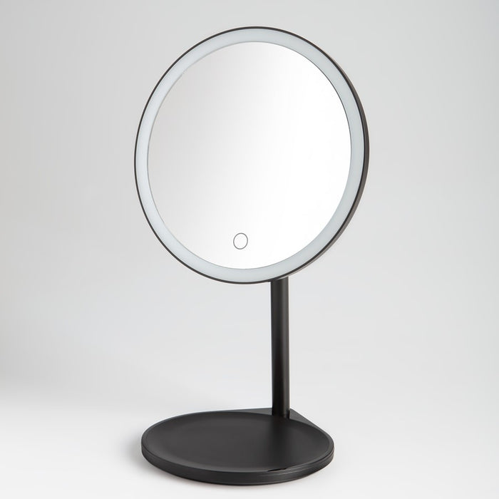Oxygen Lighting Solo 8.5X13.25 LED Makeup Mirror, Black - 3-2001-15