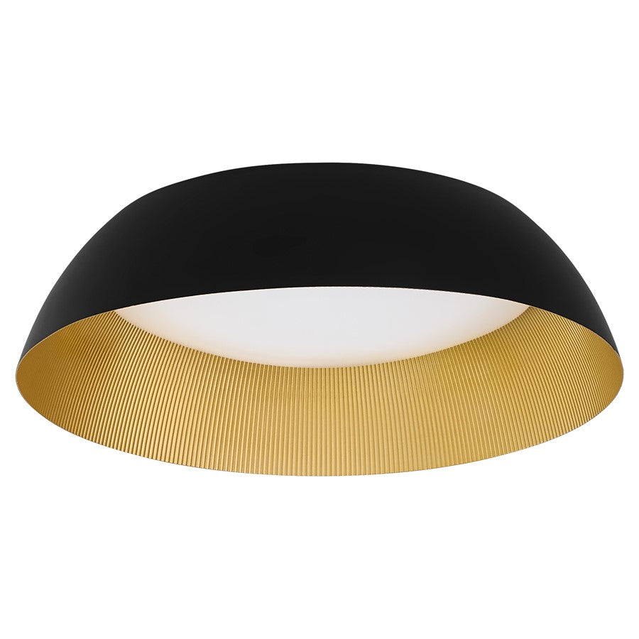 Oxygen Lighting Lucci 25" Ceiling Mount, Black/Ib - 3-216-1550