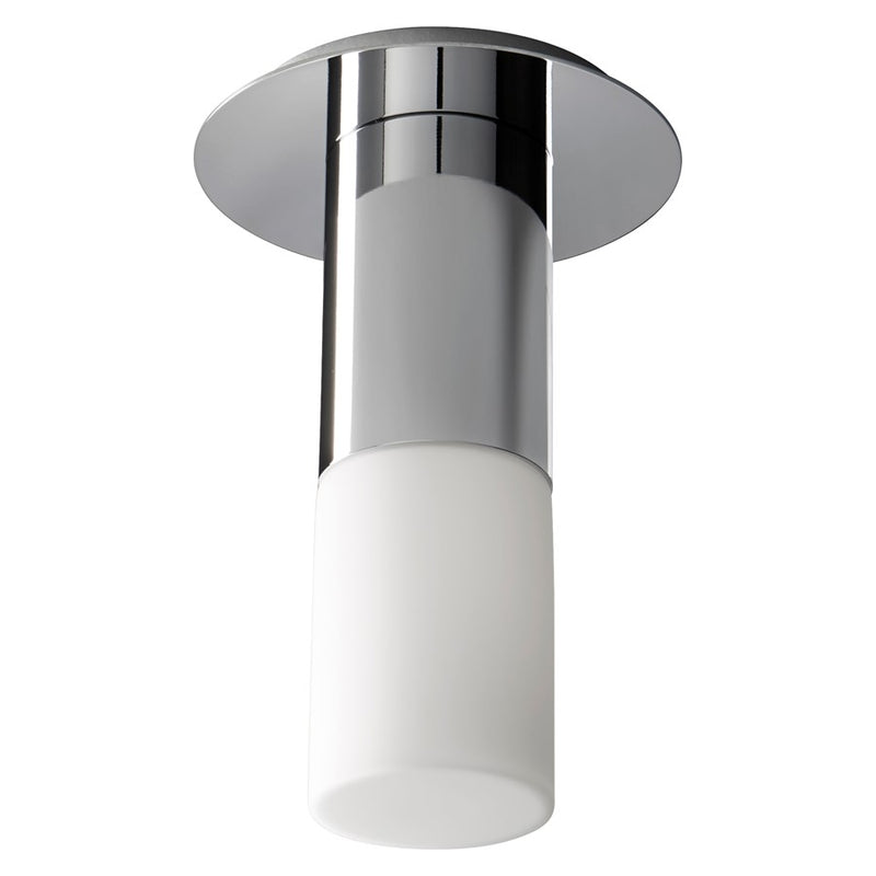 Oxygen Lighting Pilar Sm Glass 2700K Ceiling Mount, Pol Nickel - 3-308-27120
