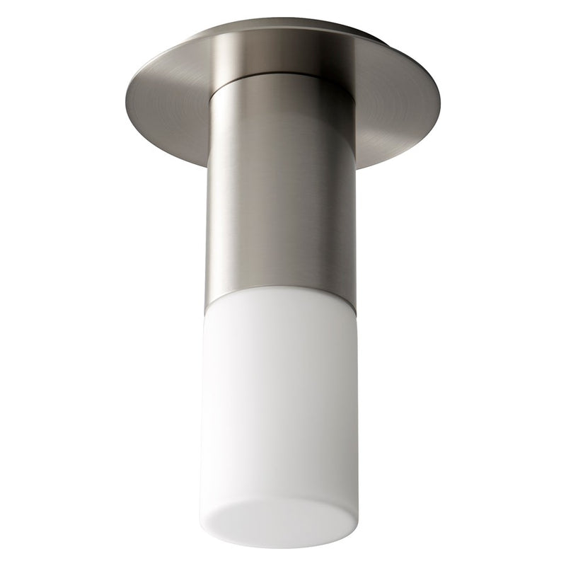 Oxygen Lighting Pilar Sm Glass 2700K Ceiling Mount, Satin Nickel - 3-308-27124