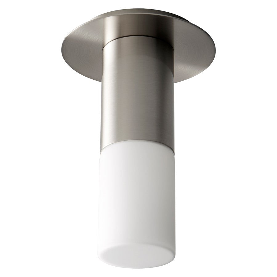 Oxygen Lighting Pilar Sm Glass 2700K Ceiling Mount, Satin Nickel - 3-308-27124