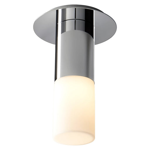Oxygen Lighting Pilar Sm Glass 3500K Ceiling Mount, Pol Nickel
