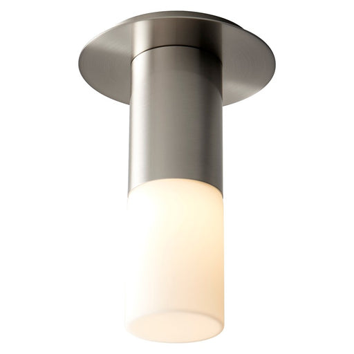Oxygen Lighting Pilar Sm Glass 3500K Ceiling Mount, Satin Nickel