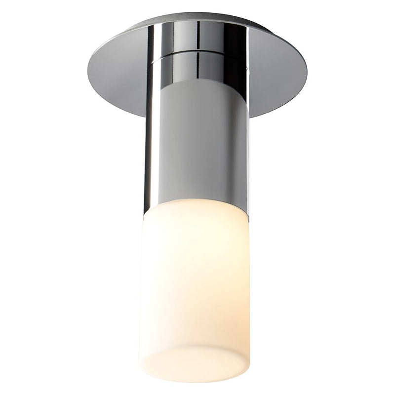 Oxygen Lighting Pilar Sm Glass 4000K Ceiling Mount, Pol Nickel