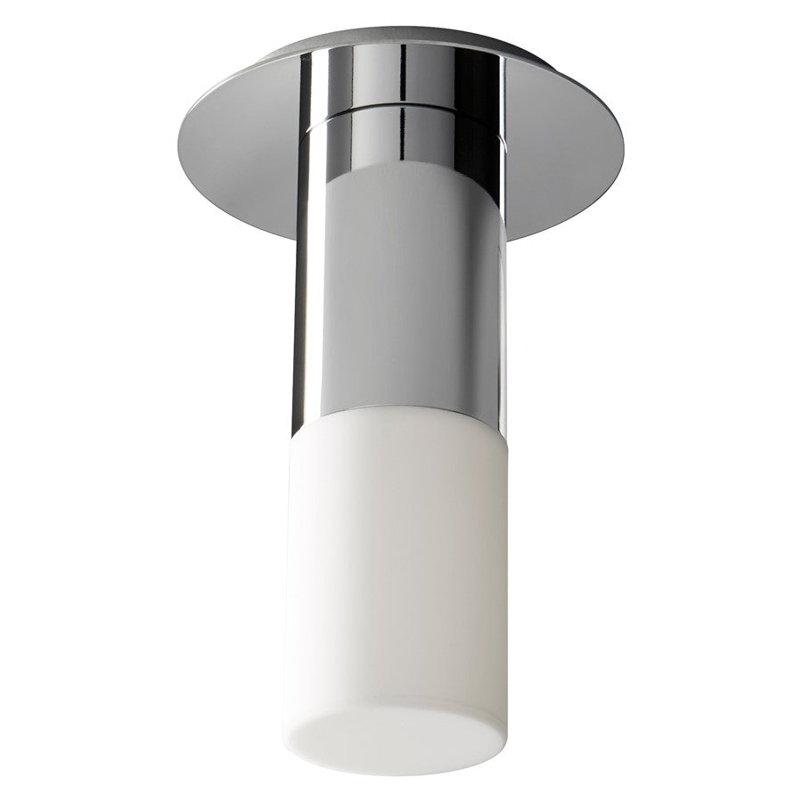 Oxygen Lighting Pilar Sm Acrylic 4000K Ceiling Mount, Pol Nickel - 3-308-40220