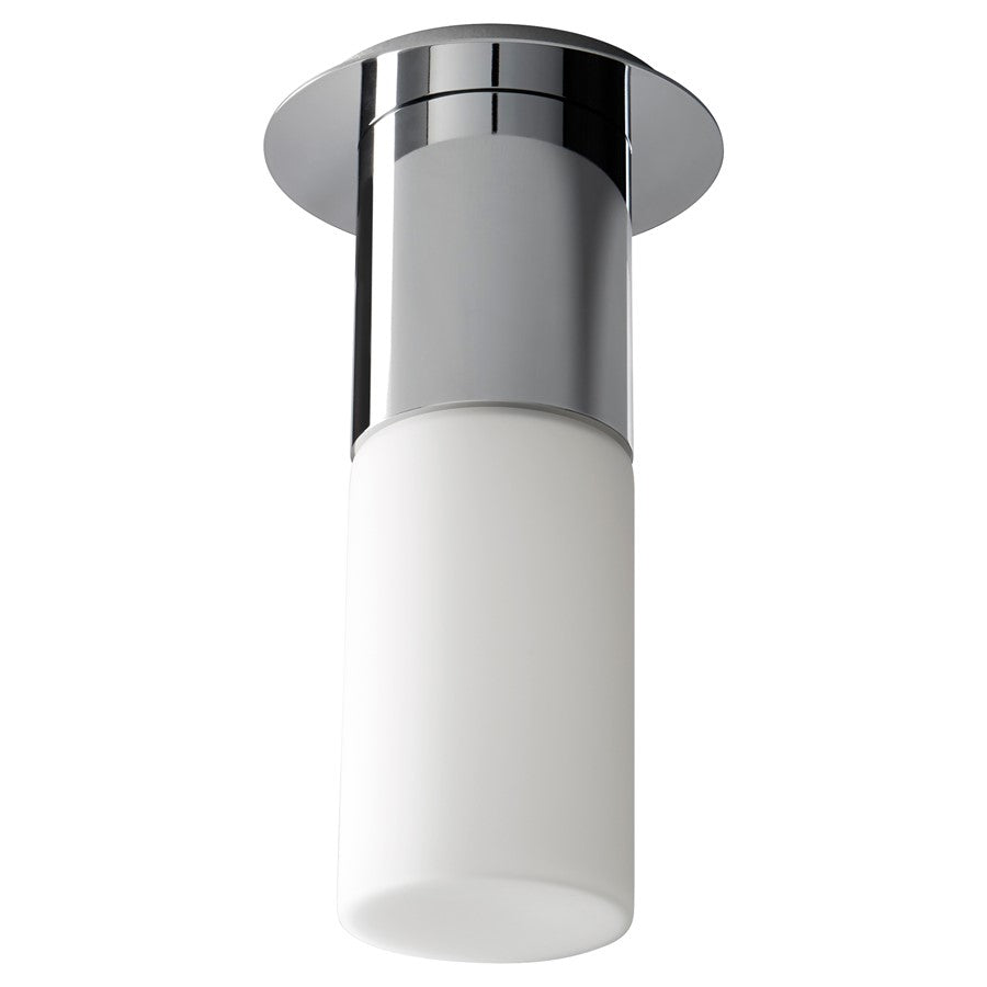 Oxygen Lighting Pilar Lg Glass 2700K Ceiling Mount, Pol Nickel - 3-309-27120