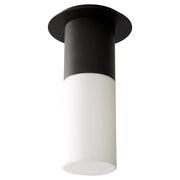 Oxygen Lighting Pilar Lg Acrylic 4000K Ceiling Mount, Black - 3-309-40215