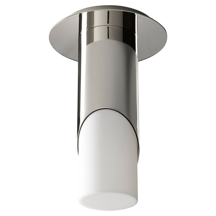 Oxygen Lighting Ellipse Sm Acrylic 2700K Ceiling Mount, Pol Nickel - 3-353-27220