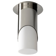 Oxygen Lighting Ellipse Lg Acrylic 2700K Ceiling Mount, Pol Nickel - 3-354-27220