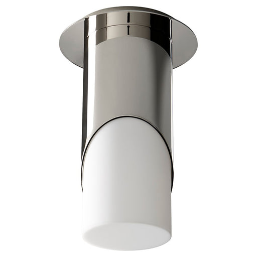 Oxygen Lighting Ellipse Lg Acrylic 2700K Ceiling Mount, Pol Nickel - 3-354-27220