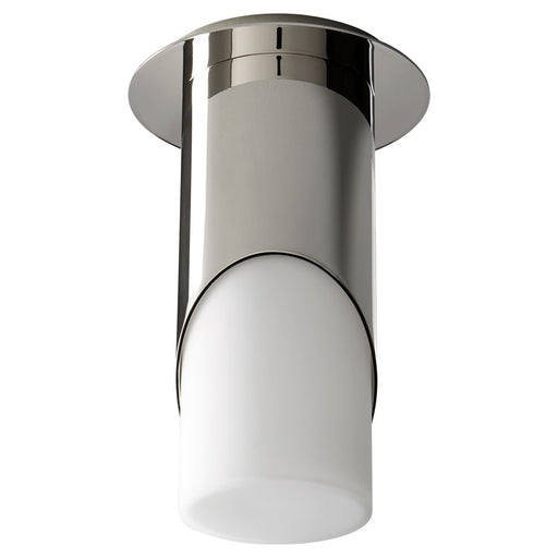 Oxygen Lighting Ellipse Lg Glass 3500K Ceiling Mount, Pol Nickel - 3-354-35120