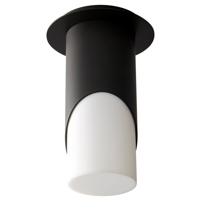Oxygen Lighting Ellipse Lg Acrylic 3500K Ceiling Mount, Black - 3-354-35215