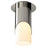 Oxygen Lighting Ellipse Lg Acrylic 3500K Ceiling Mount, Pol Nickel