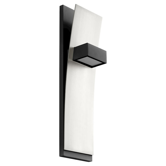 Oxygen Lighting Dario 2 Light 3000K UV Sconce, Black/Satin Nickel - 3-400-1524