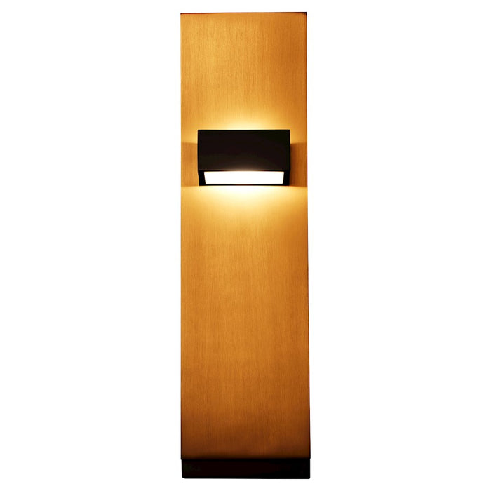 Oxygen Lighting Dario 2 Light 3000K UV Sconce, Black/Aged Brass