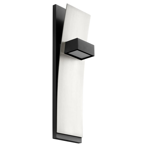 Oxygen Lighting Dario 2700K Sconce, Black/Satin Nickel - 3-400-271524