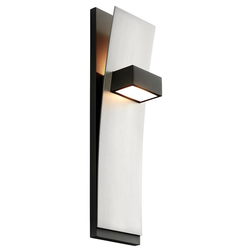 Oxygen Lighting Dario 4000K Sconce, Black/Satin Nickel