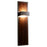 Oxygen Lighting Guapo 2 Light 3000K UV Sconce, Satin Nickel/Walnut