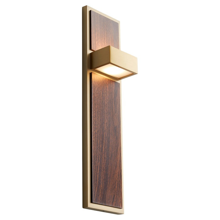Oxygen Lighting Guapo 3500K Sconce, Aged Brass