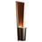 Oxygen Lighting Favero 2 Light 3000K UV Sconce, Satin Nickel/Walnut