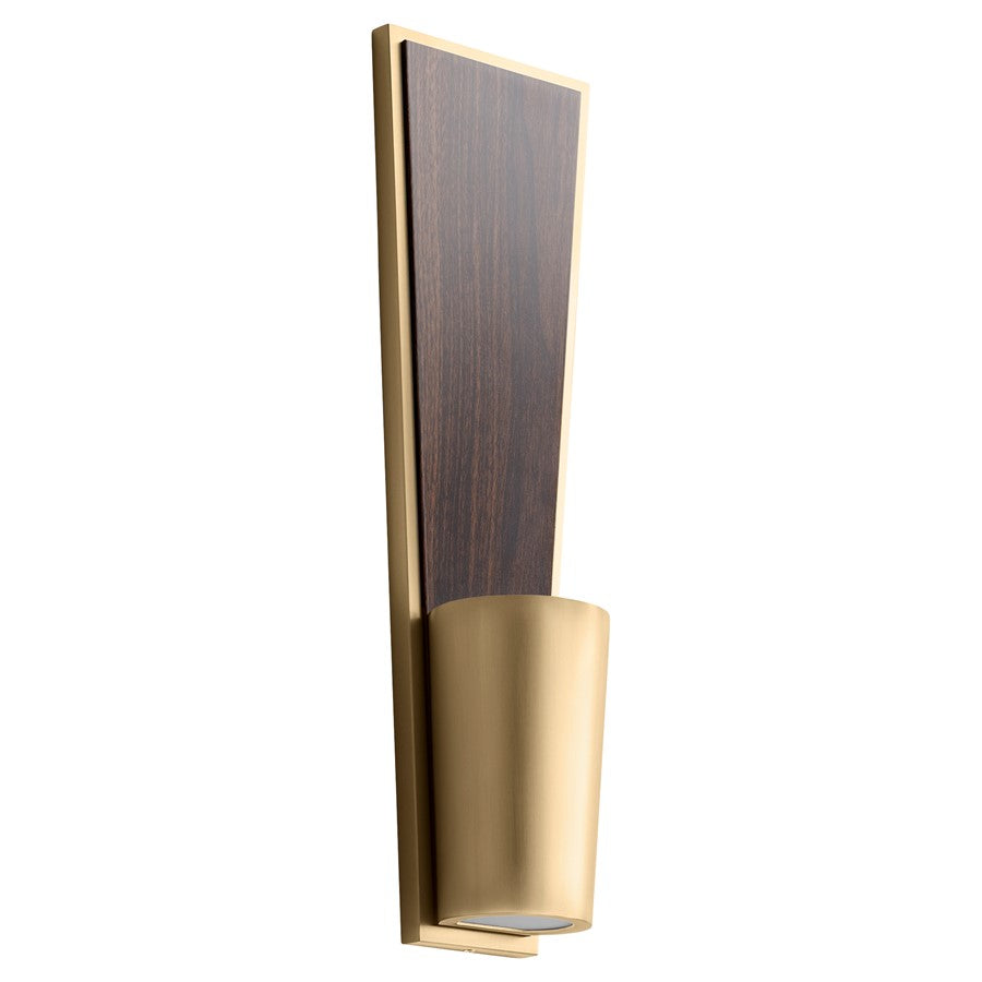 Oxygen Lighting Favero 2700K Sconce, Aged Brass - 3-402-2740