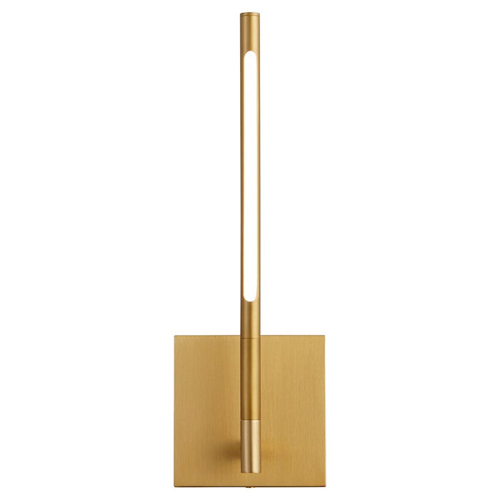 Oxygen Lighting Palillos 1 Light Sconce, Aged Brass