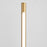 Oxygen Lighting Palillos 1 Light Sconce, Aged Brass