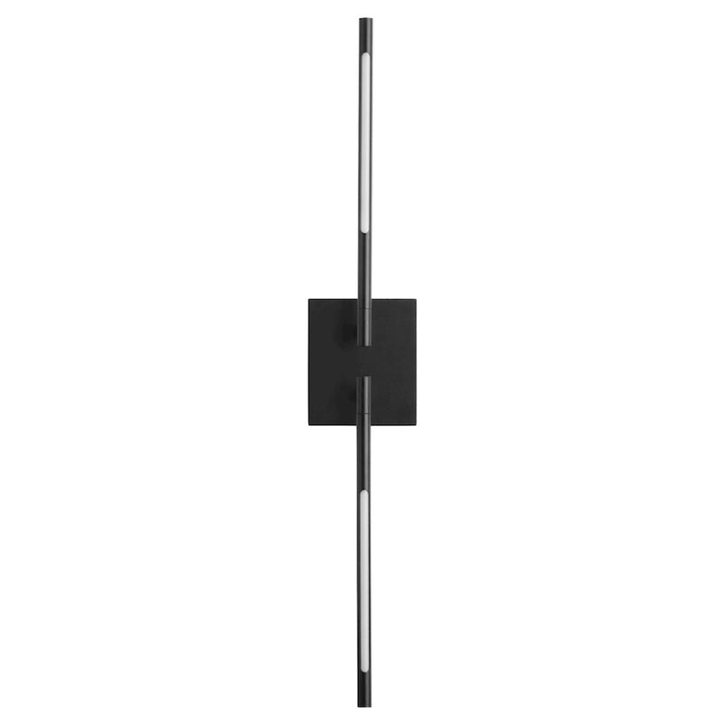 Oxygen Lighting Palillos 2 Light Sconce, Black - 3-404-15