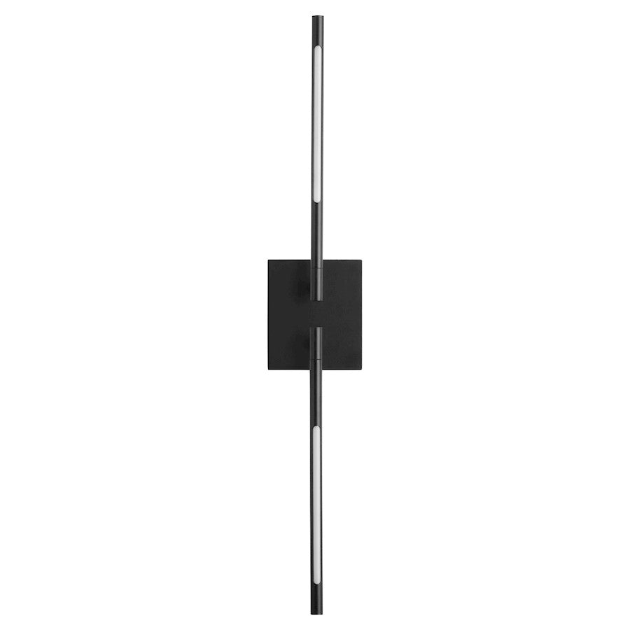 Oxygen Lighting Palillos 2 Light Sconce, Black - 3-404-15