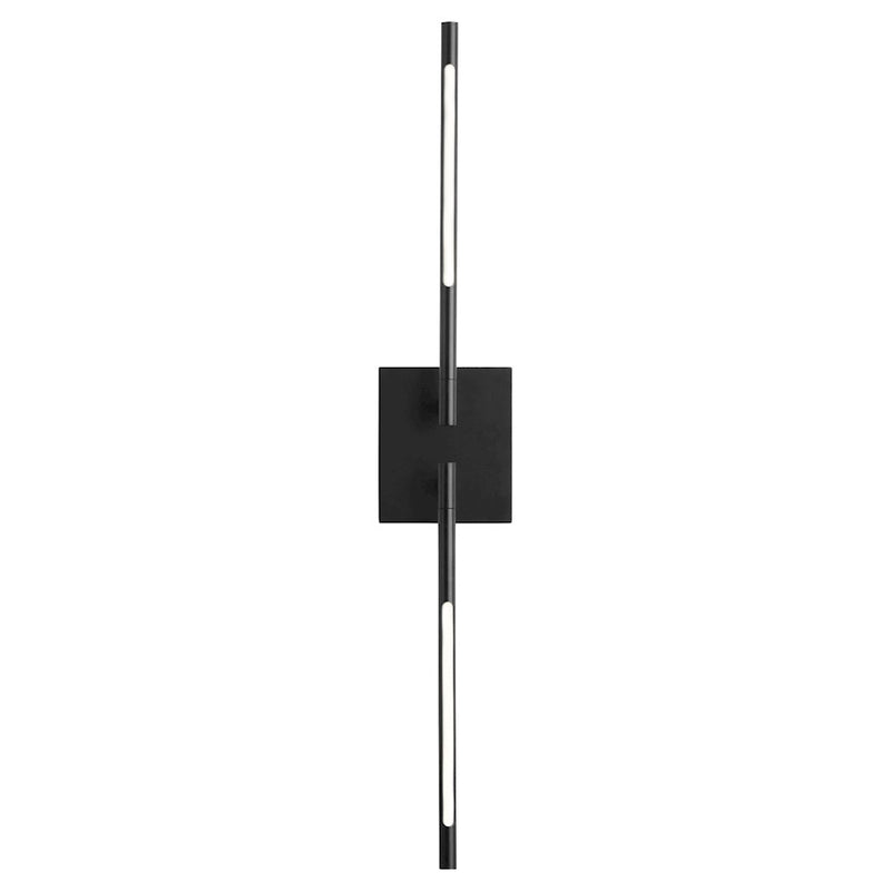 Oxygen Lighting Palillos 2 Light Sconce, Black