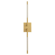 Oxygen Lighting Palillos 2 Light Sconce, Aged Brass - 3-404-40
