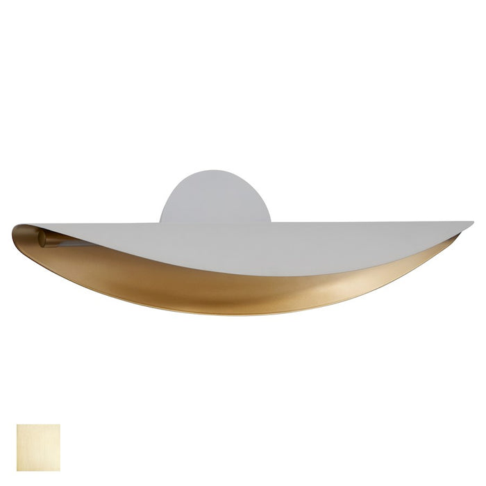 Oxygen Lighting Pivot 1 Light 16W Sconce, Aged Brass - 3-406-40