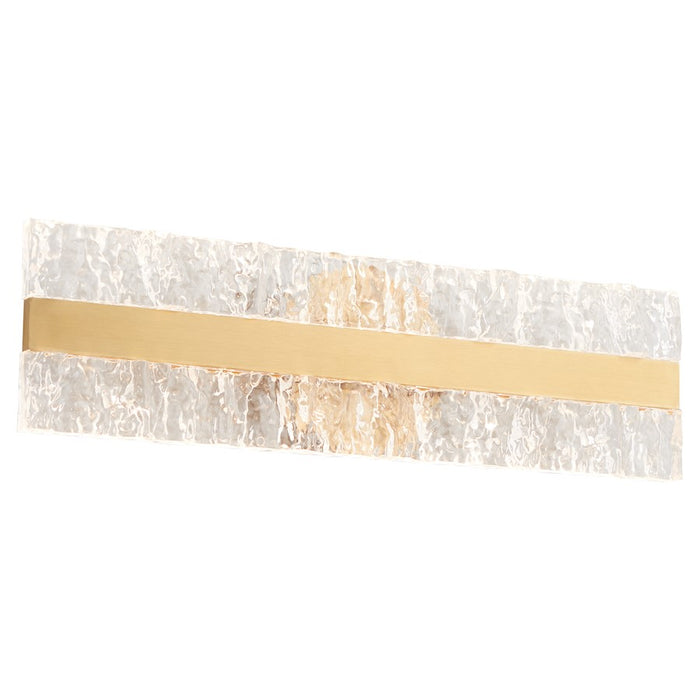 Oxygen Lighting Landon 1 Light Sconce, Aged Brass