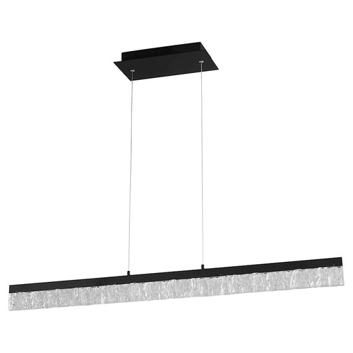 Oxygen Lighting Landon 1 Light 40" Pendant, Black - 3-421-15