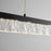 Oxygen Lighting Landon 1 Light 40" Pendant, Black