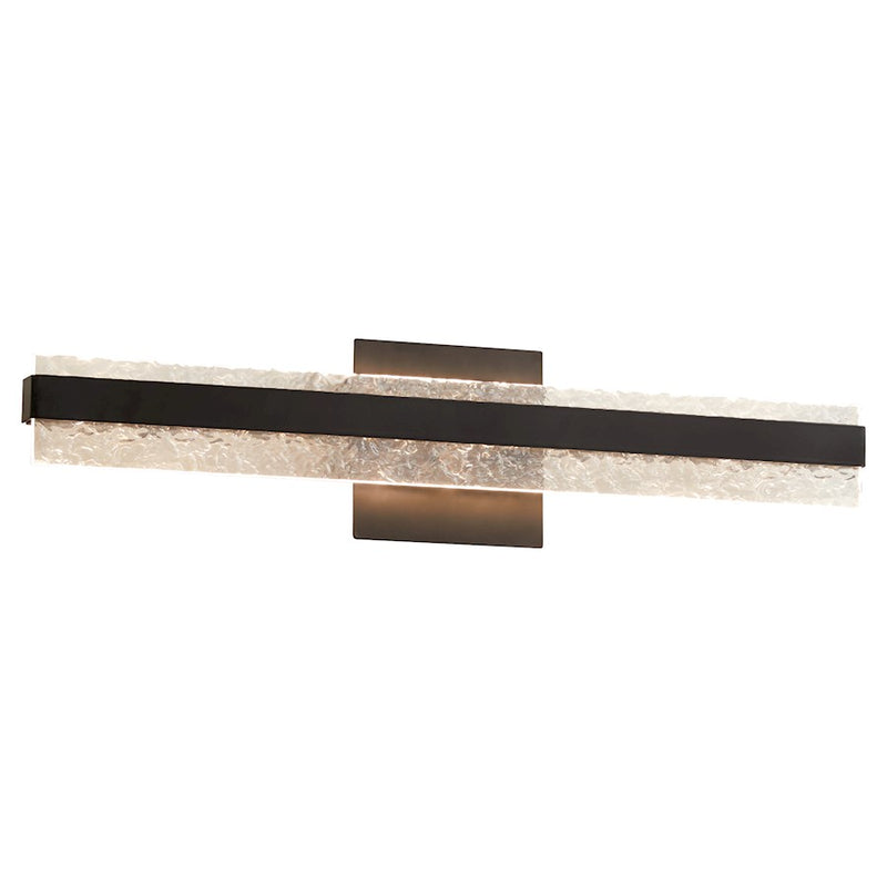 Oxygen Lighting Antares 1 Light 24" Vanity, Black