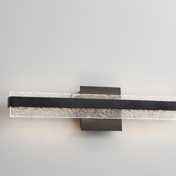 Oxygen Lighting Antares 1 Light 24" Vanity, Black