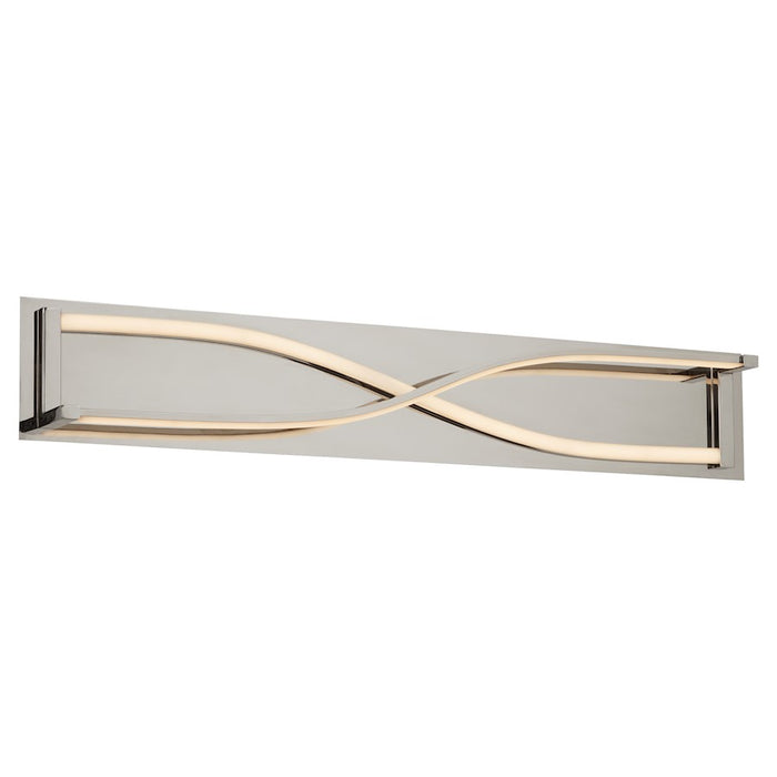 Oxygen Lighting Hyperion 2 Light 34" Vanity, Polished Nickel