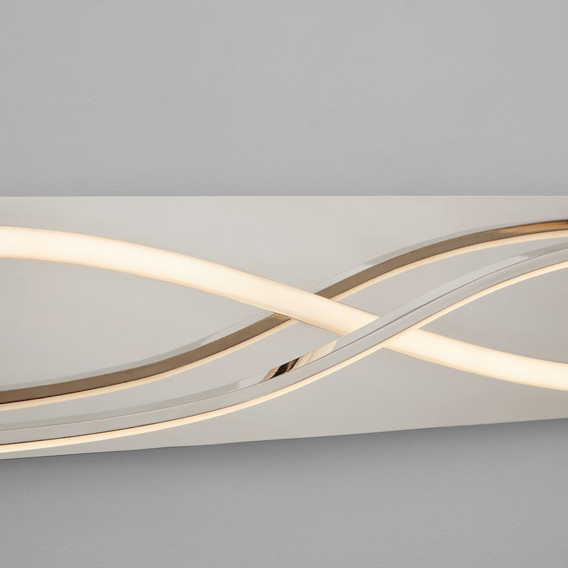 Oxygen Lighting Hyperion 2 Light 34" Vanity, Polished Nickel