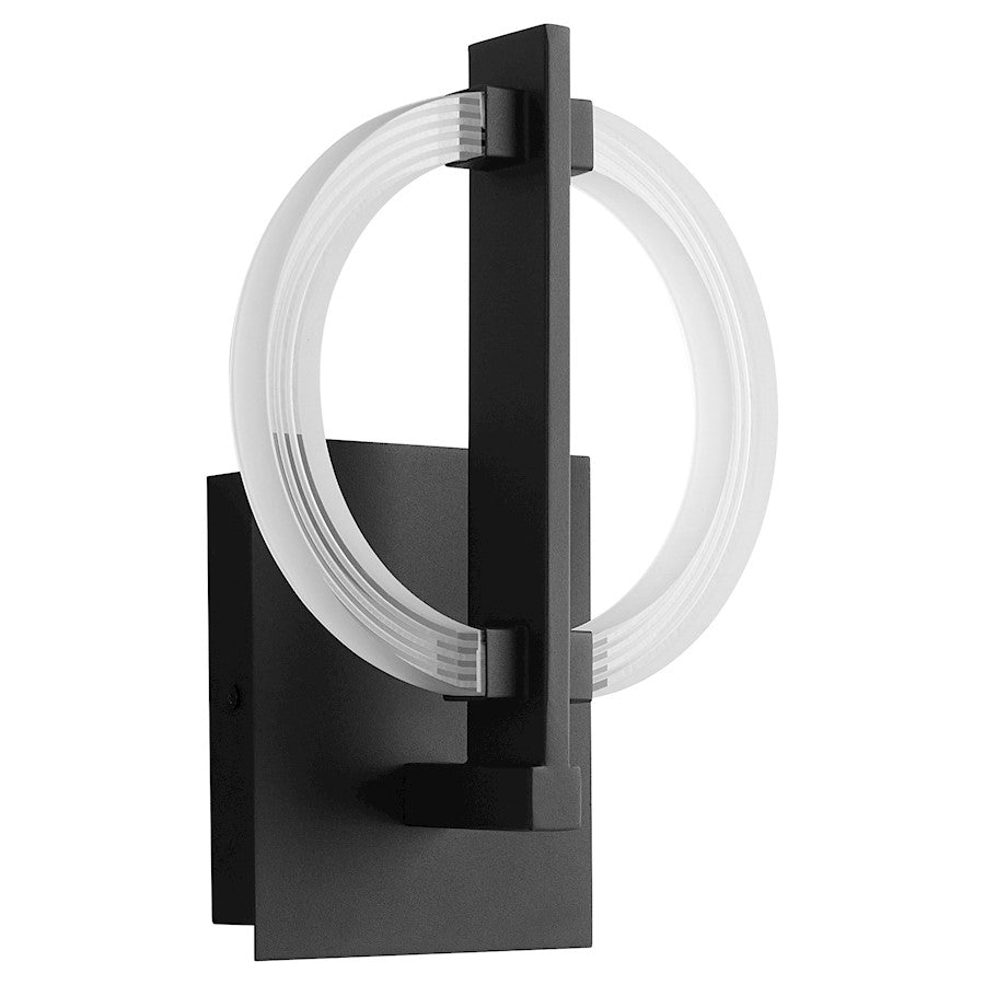 Oxygen Lighting Arena 1 Light Sconce, Black - 3-5014-15