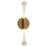 Oxygen Lighting Manhattan 2Lt 5Cct Sconce, Brushed Brass