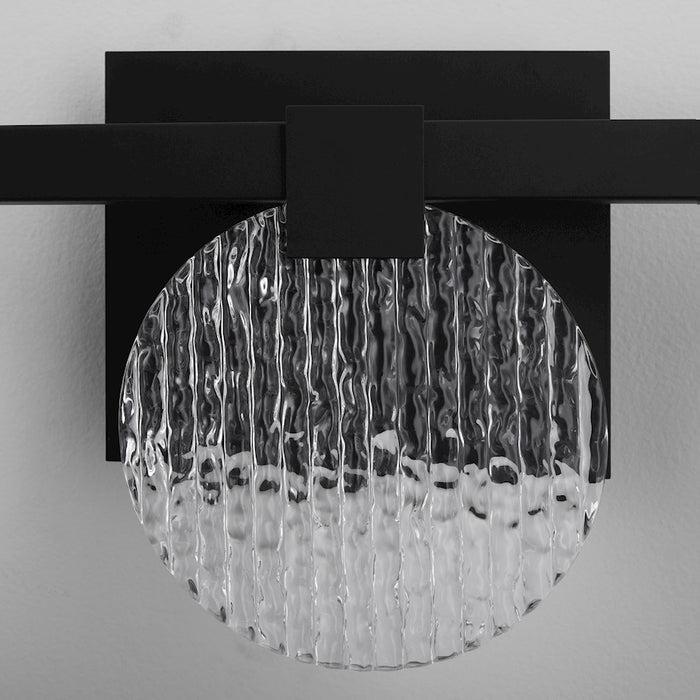 Oxygen Lighting Axiom 3 Light Vanity, Black