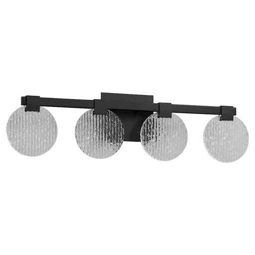 Oxygen Lighting Axiom 4 Light Vanity, Black - 3-5053-15